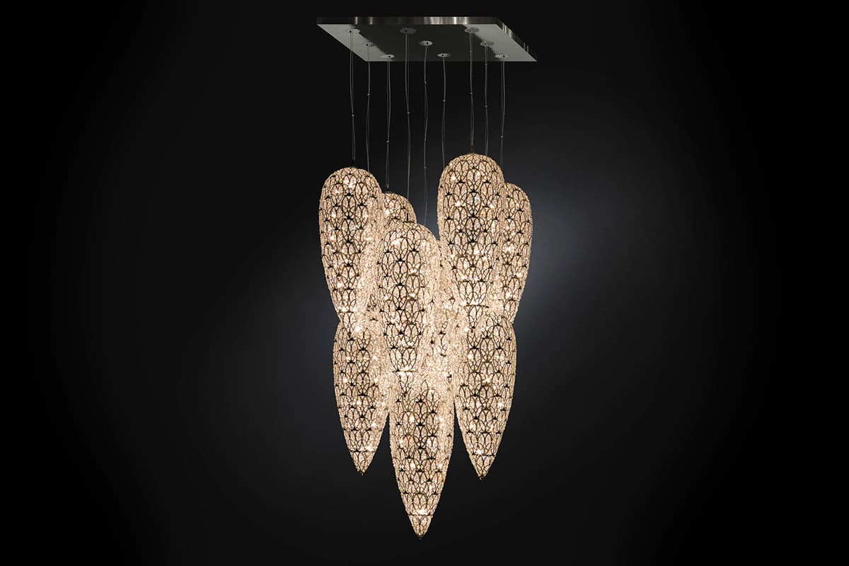 Подвесной светильник VGnewtrend ARABESQUE LIGHTFALL SENSATION X 5 — фото 4