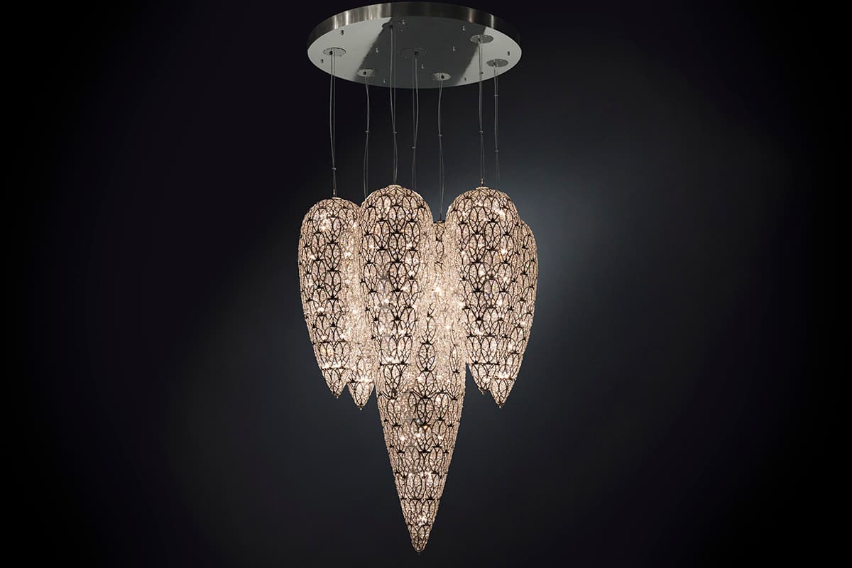 Подвесной светильник VGnewtrend ARABESQUE LIGHTFALL SENSATION X 5 — фото 6