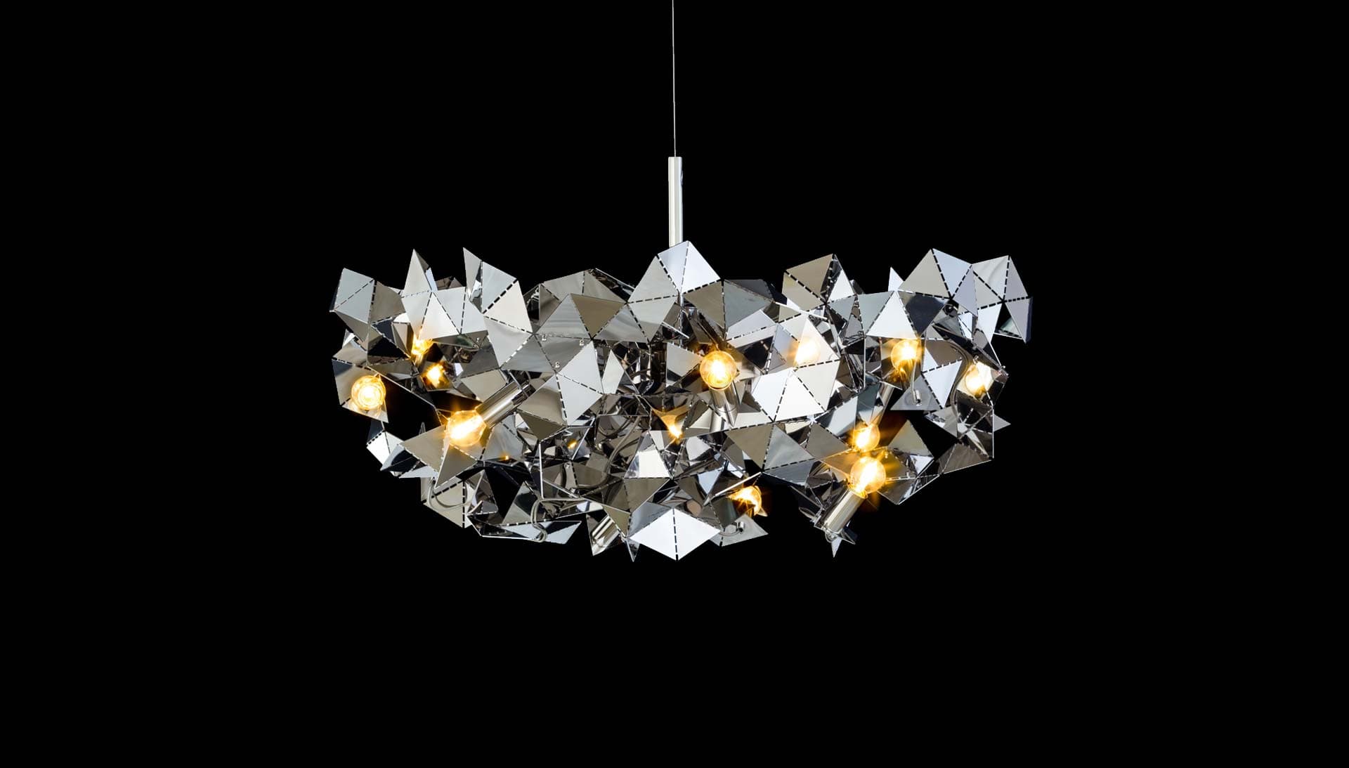 Подвесной светильник Brand van Egmond Fractal chandelier round — фото 3