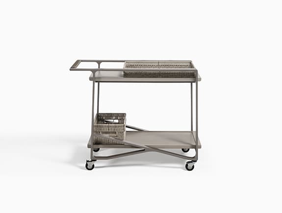 Уличный столик на колесиках Holly Hunt OMURA BAR CART — фото 6