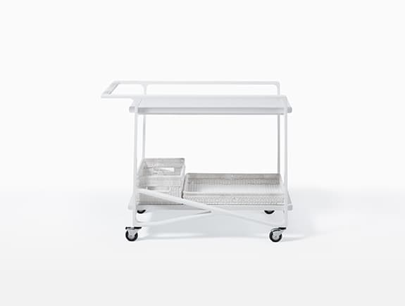 Уличный столик на колесиках Holly Hunt OMURA BAR CART — фото 3