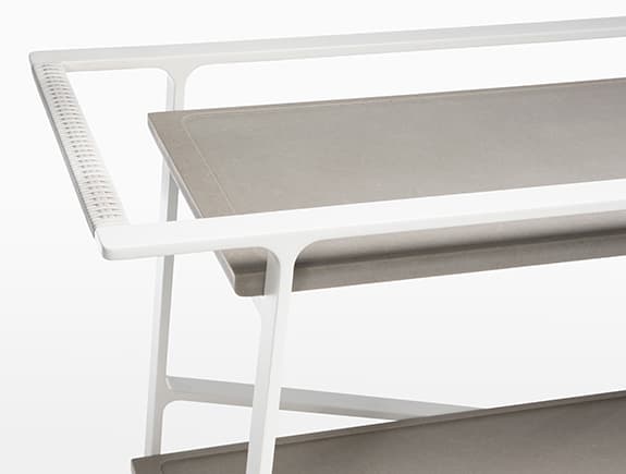 Уличный столик на колесиках Holly Hunt OMURA BAR CART — фото 4