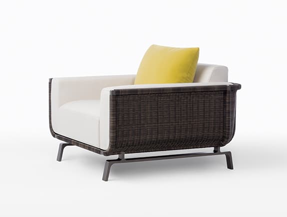 Уличное кресло Holly Hunt TORTUGA LOUNGE CHAIR — фото 6