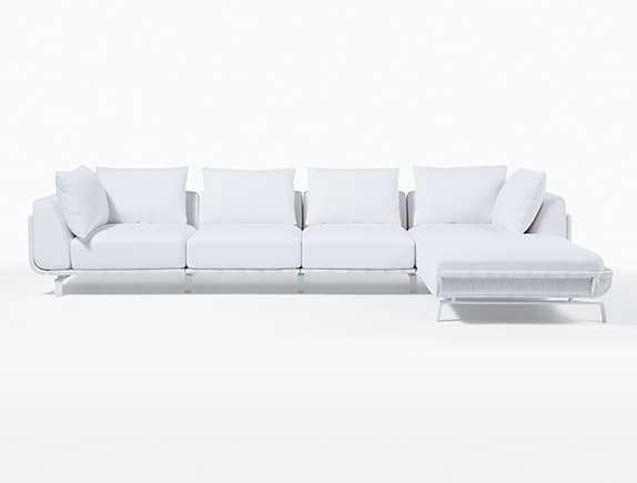 Уличный модульный диван Holly Hunt TORTUGA SECTIONAL — фото 8