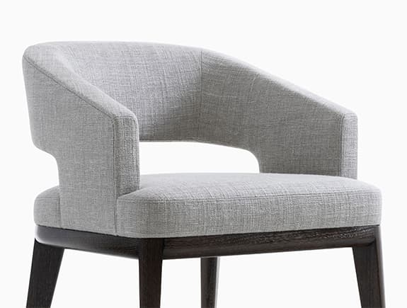 Стул с подлокотниками Holly Hunt MINERVA DINING CHAIR — фото 6