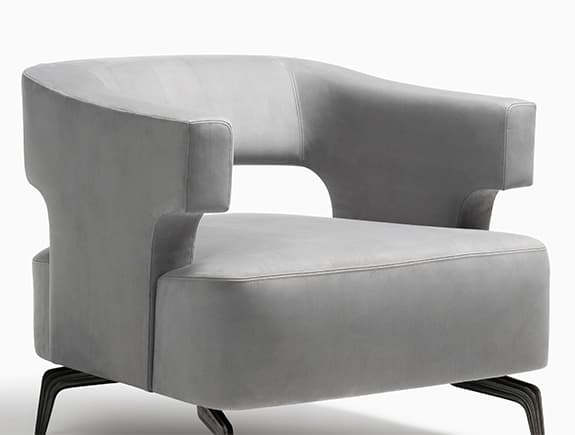 Кресло Holly Hunt MINERVA LOUNGE CHAIR — фото 4