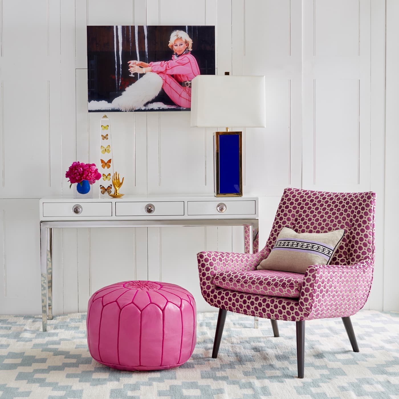 Консоль Jonathan Adler Channing Three-Drawer Console — фото 3