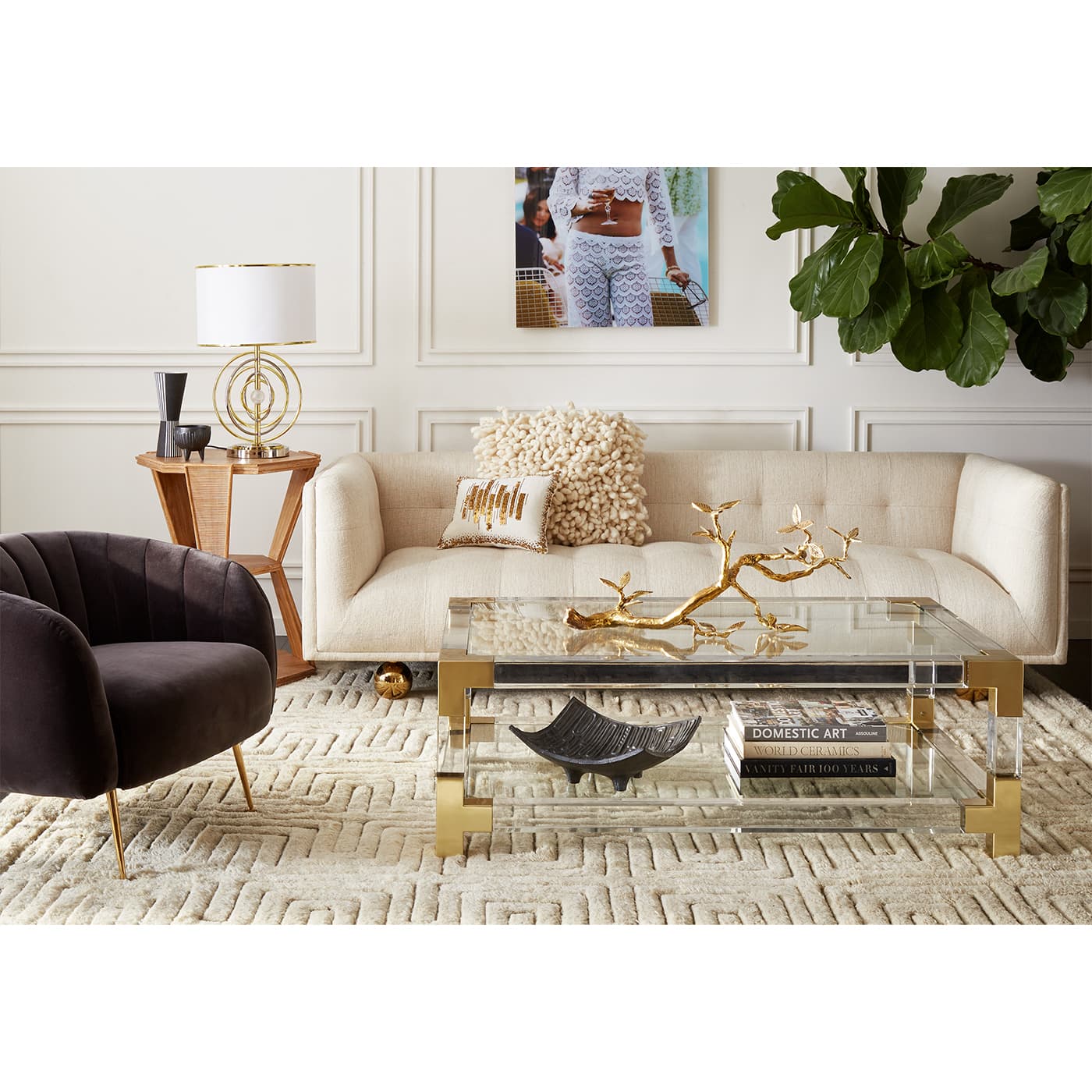 Журнальный столик Jonathan Adler Jacques Grand Cocktail Table — фото 2