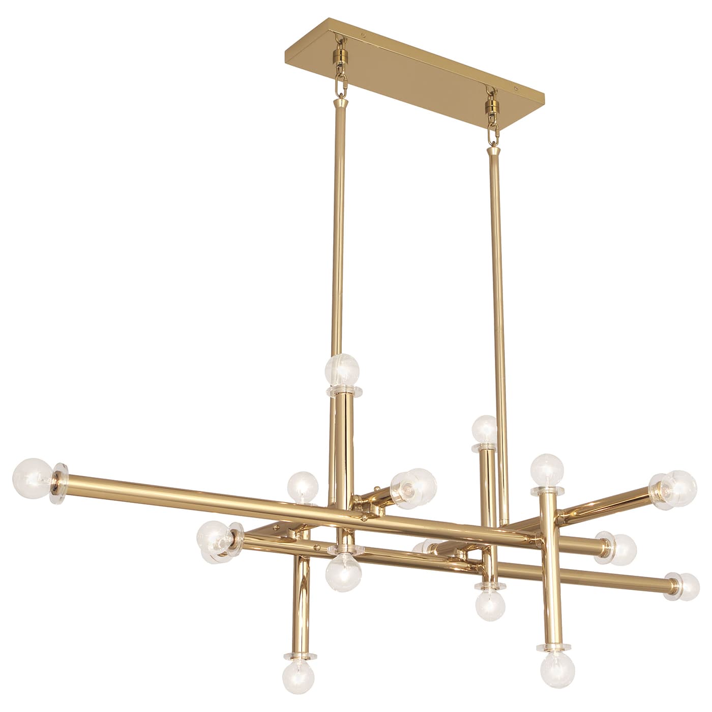 Подвесной светильник Jonathan Adler Milano Linear Chandelier — фото 2