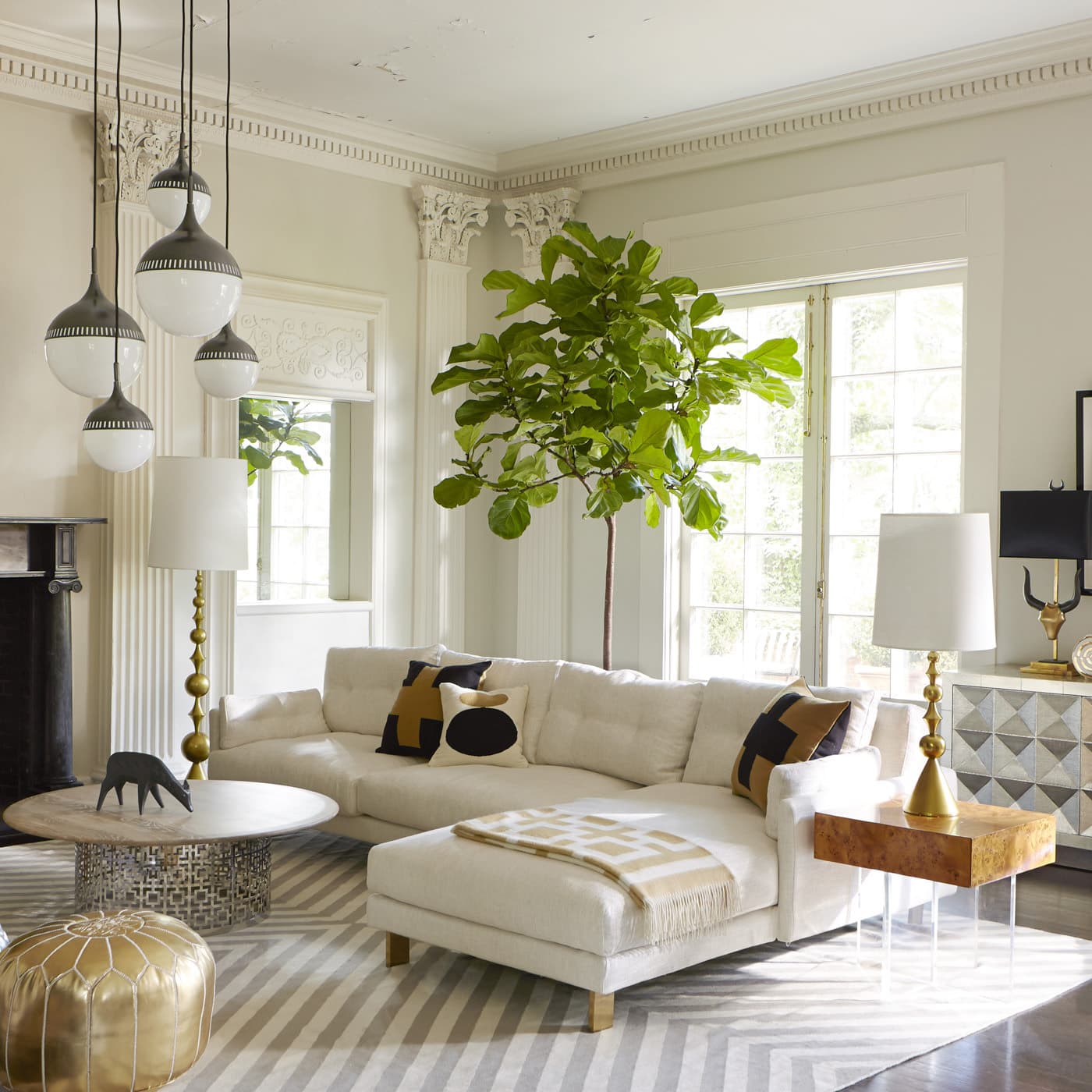Подвесной светильник Jonathan Adler Rio Multi-Arm Chandelier — фото 2
