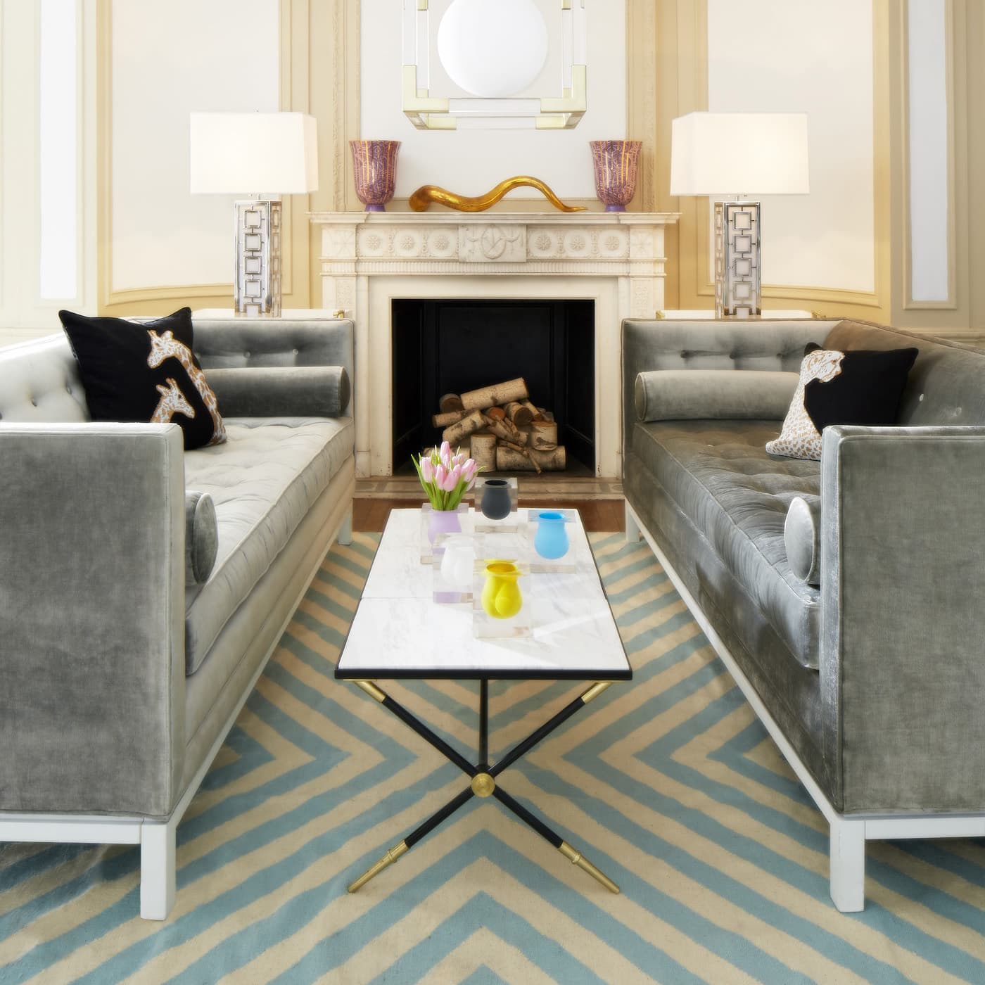 Настольный светильник Jonathan Adler Parker Table Lamp — фото 6