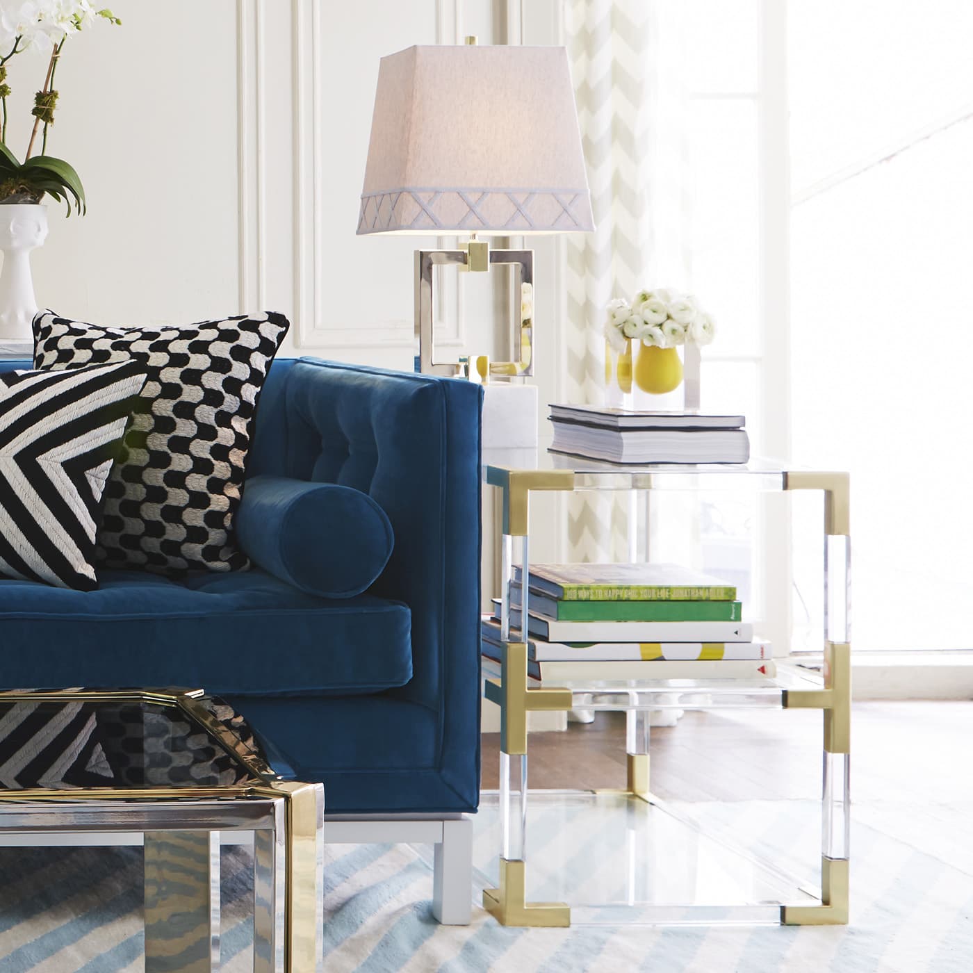 Приставной столик Jonathan Adler Jacques 2-Tier Side Table — фото 4