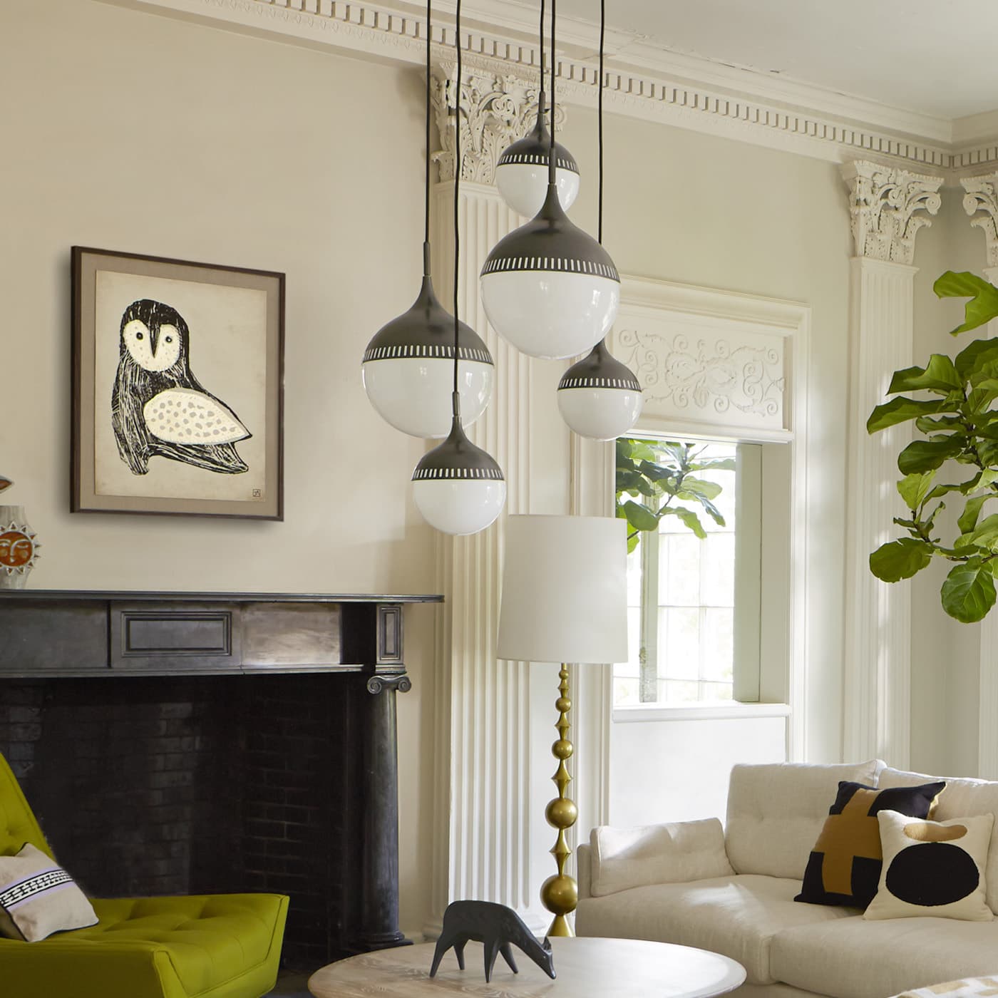 Подвесной светильник Jonathan Adler Rio Multi-Arm Chandelier — фото 3