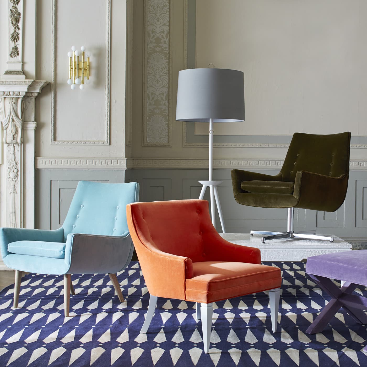 Напольный светильник Jonathan Adler Ventana Tripod Floor Lamp — фото 3