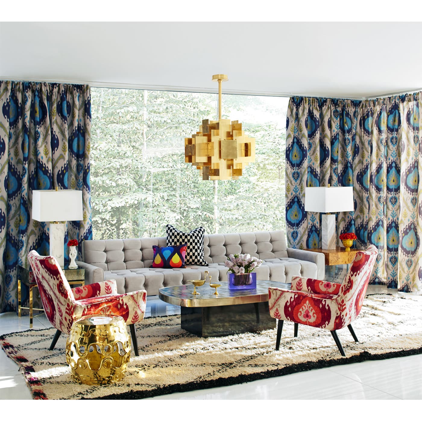 Журнальный столик Jonathan Adler Talitha Cocktail Table — фото 4