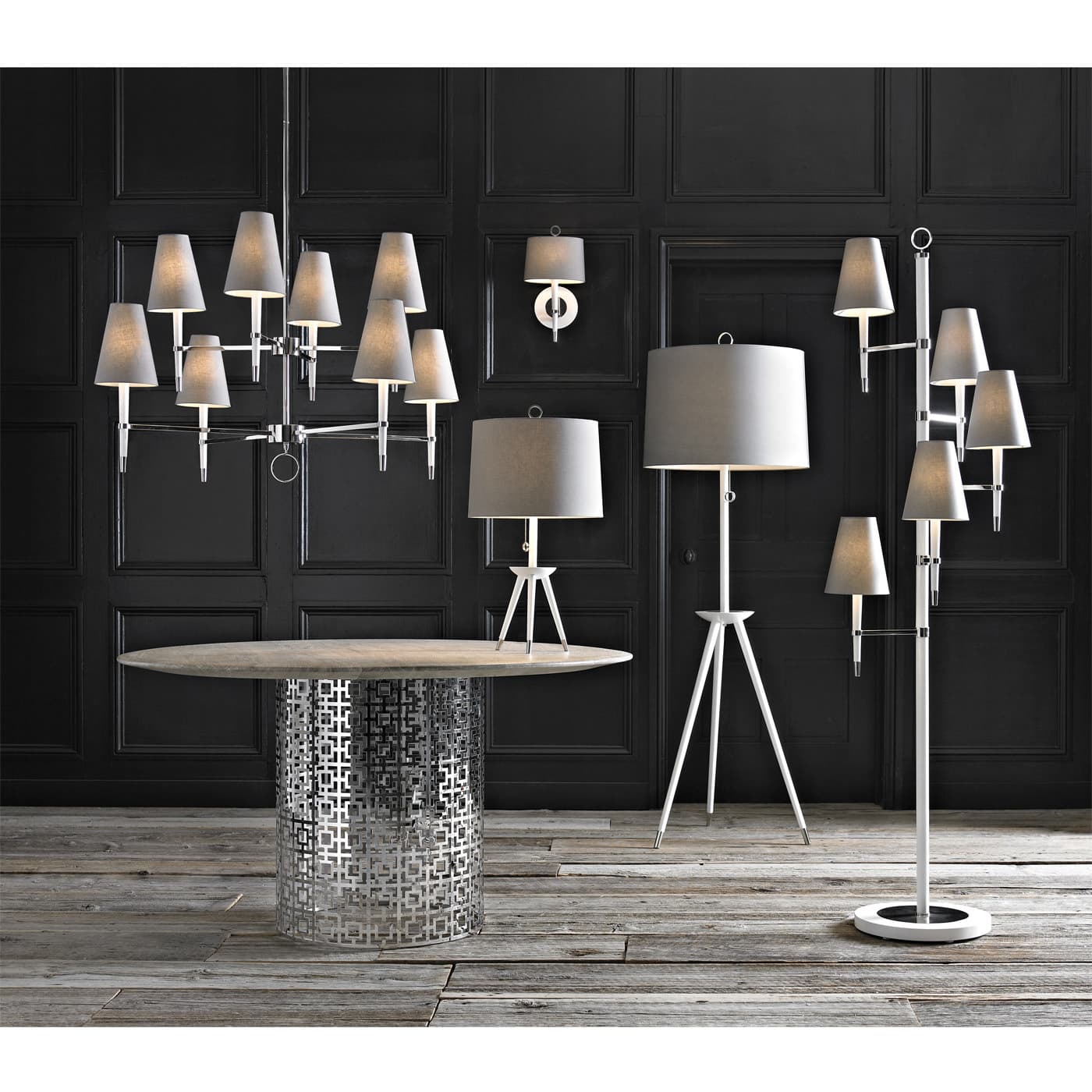 Напольный светильник Jonathan Adler Ventana Tripod Floor Lamp — фото 4