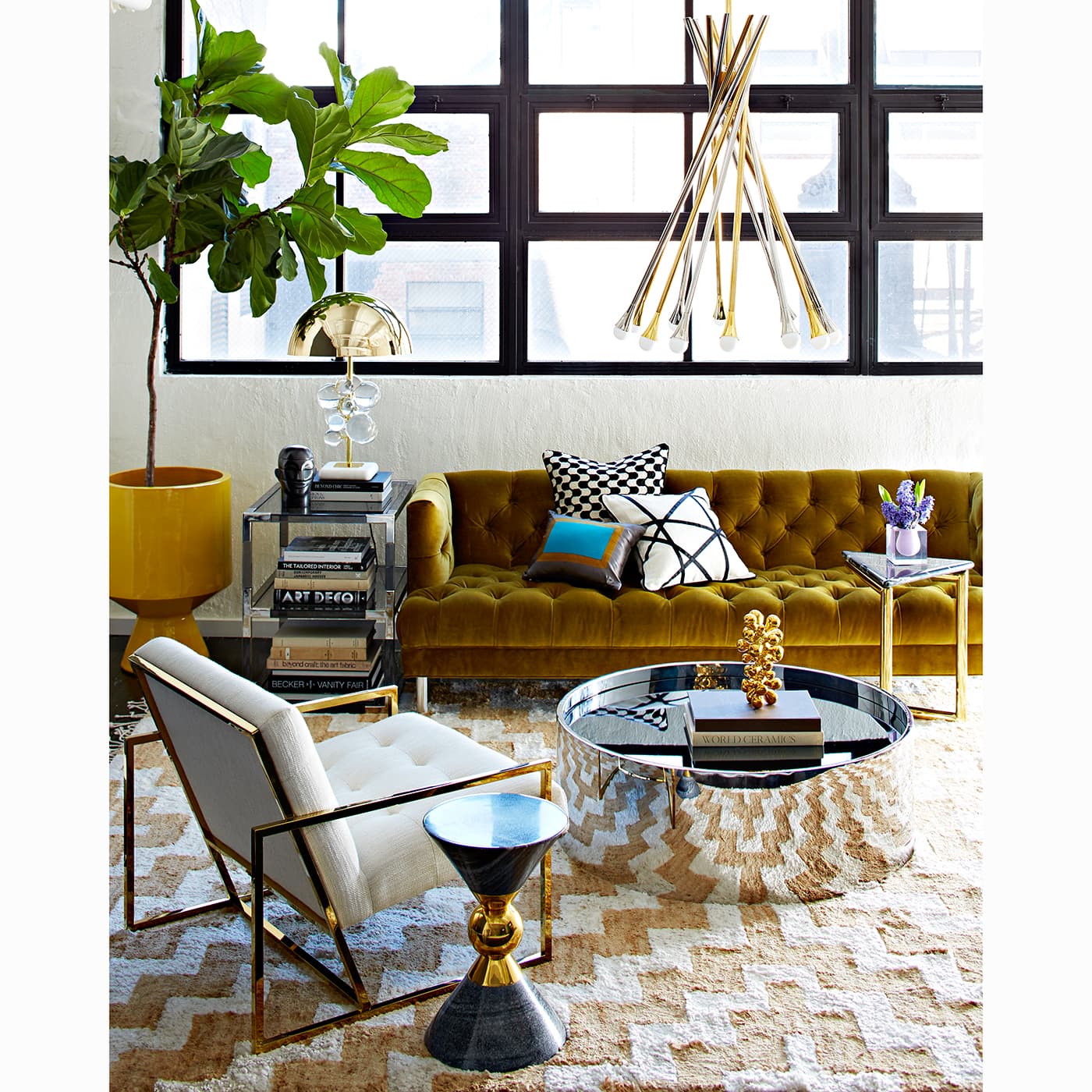 Столик Jonathan Adler Alphaville Accent Table — фото 8