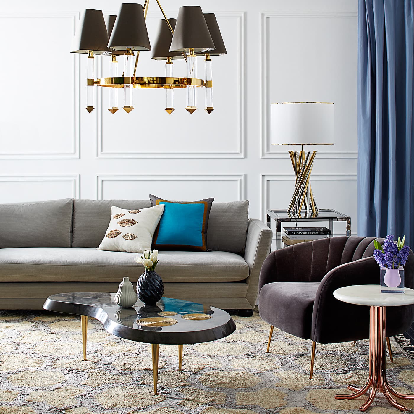 Люстра Jonathan Adler Jacques Six-Arm Chandelier — фото 3