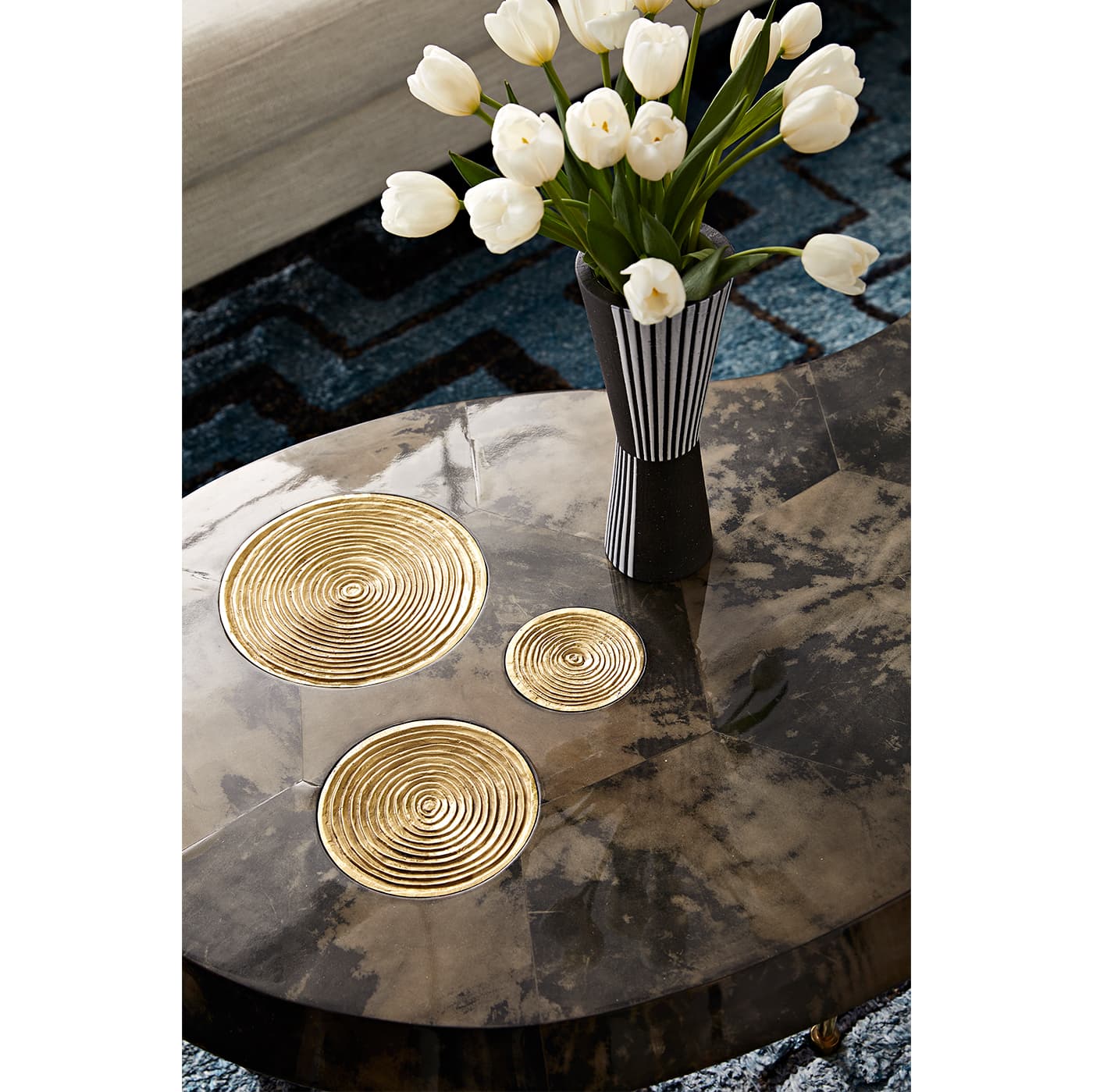 Журнальный столик Jonathan Adler Trocadero Kidney Cocktail Table — фото 5