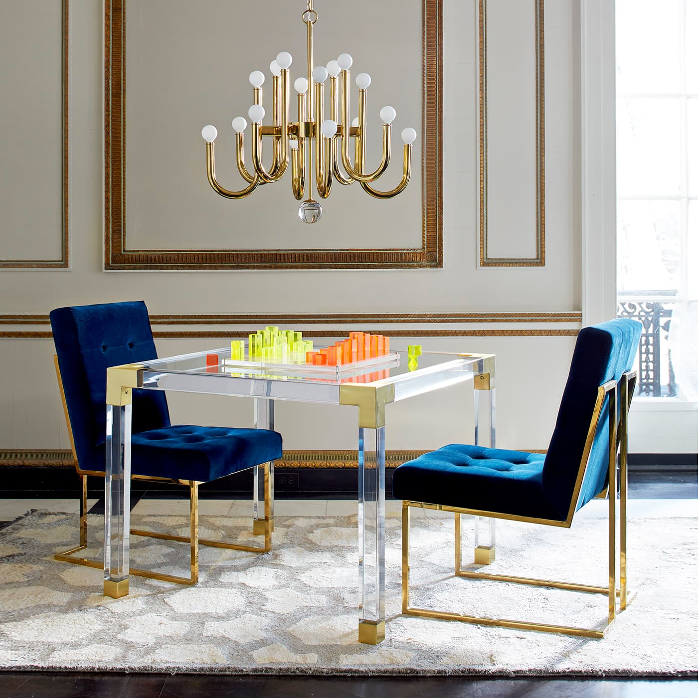 Стул Jonathan Adler Goldfinger Dining Chair — фото 5