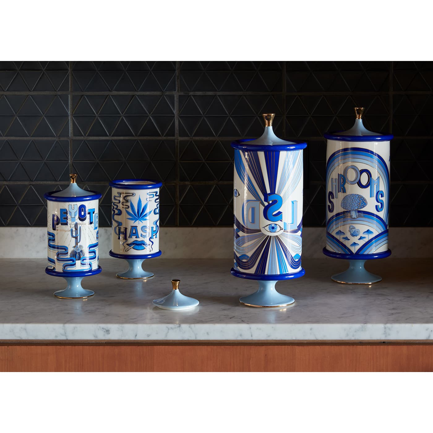 Декоративная банка Jonathan Adler Druggist LSD Canister — фото 2