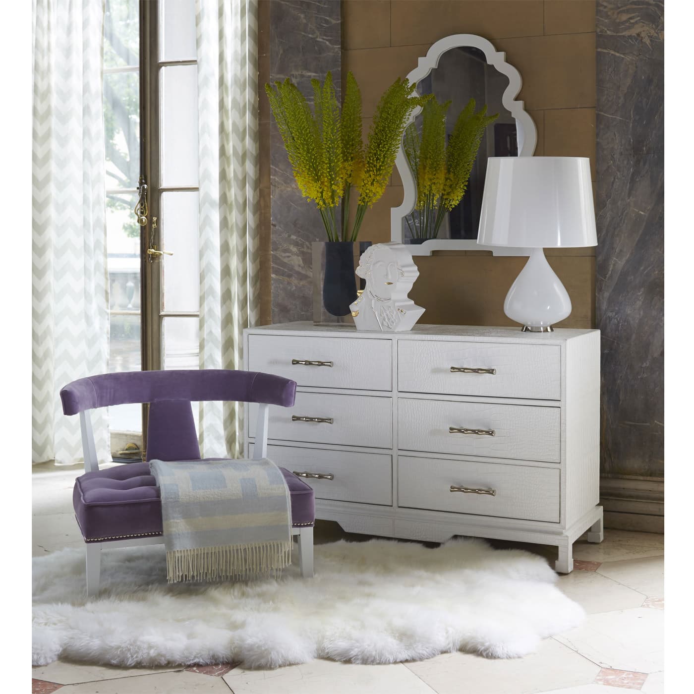 Кресло Jonathan Adler Addison Chair — фото 6