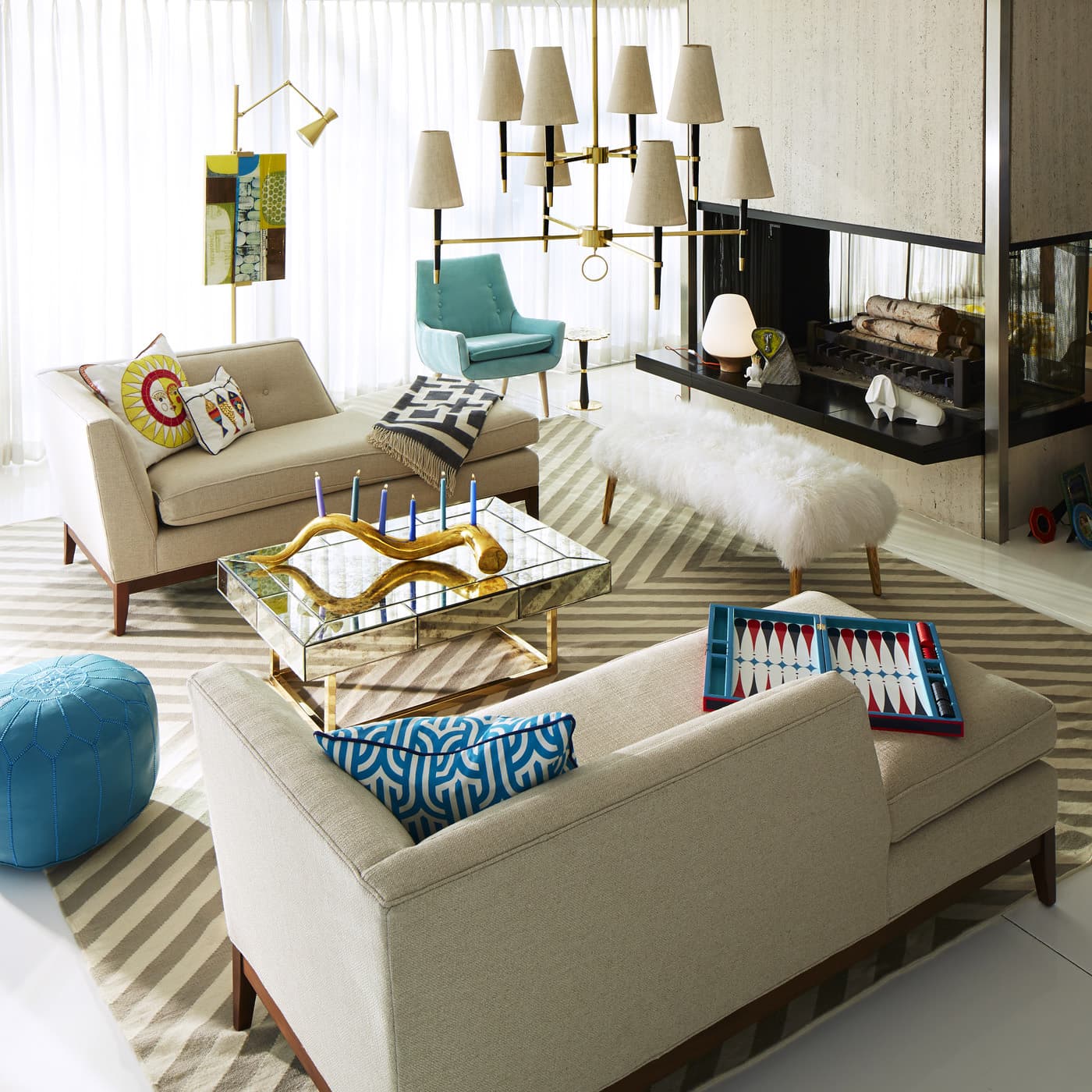 Кушетка Jonathan Adler Danner Chaise Left Arm — фото 3