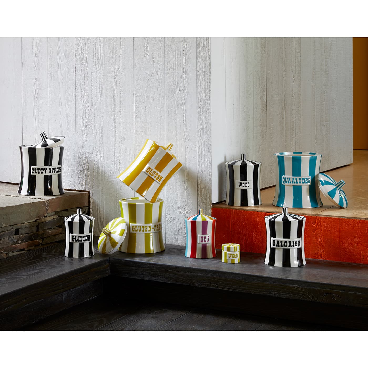 Декоративная банка Jonathan Adler Vice Weed Canister — фото 2