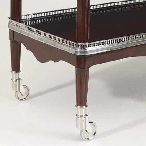 Столик на колесиках Ralph Lauren One Fifth Drinks Trolley - Estate Mahogany — фото 3