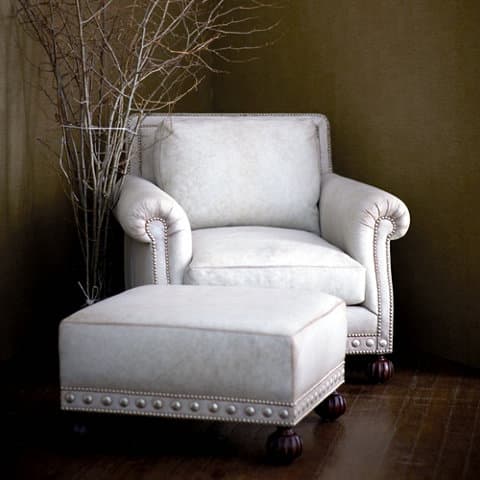Кресло с пуфом Ralph Lauren Aran Isles Chair & Ottoman — фото 4
