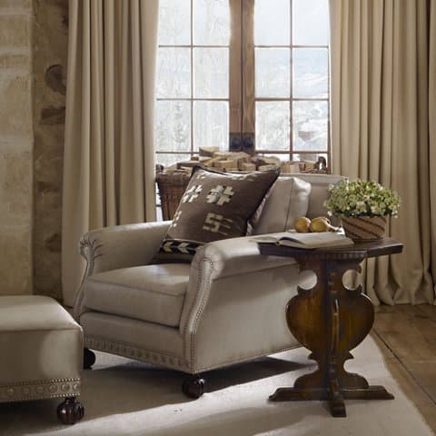 Кресло с пуфом Ralph Lauren Aran Isles Chair & Ottoman — фото 3