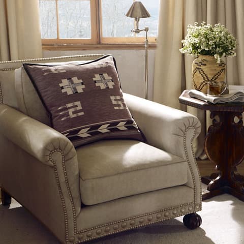 Кресло с пуфом Ralph Lauren Aran Isles Chair & Ottoman — фото 6