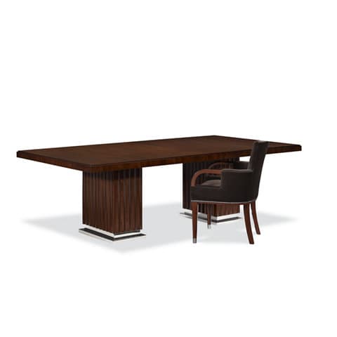 Обеденный стол Ralph Lauren Duke Pedestal Dining Table - Penthouse Rosewood — фото 2