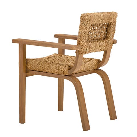 Стул с подлокотниками Ralph Lauren Black Palms Dining Chair — фото 2