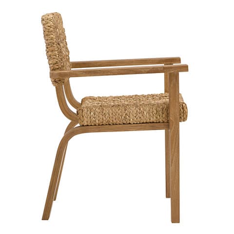 Стул с подлокотниками Ralph Lauren Black Palms Dining Chair — фото 3