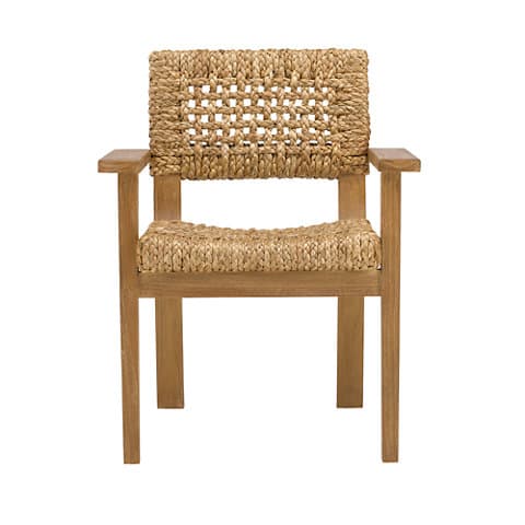 Стул с подлокотниками Ralph Lauren Black Palms Dining Chair — фото 5
