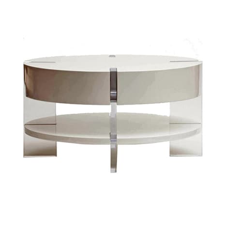 Приставной столик James Duncan Lucite + Lacquer Side Table