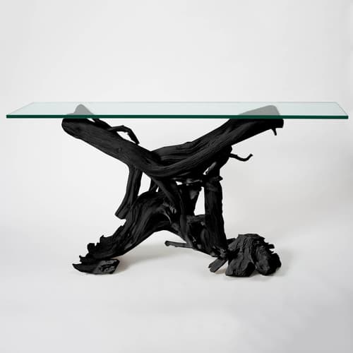 Консоль James Duncan Burnt driftwood console