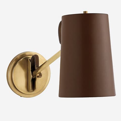 Настенный светильник Ralph Lauren Benton Single Library Sconce — фото 2