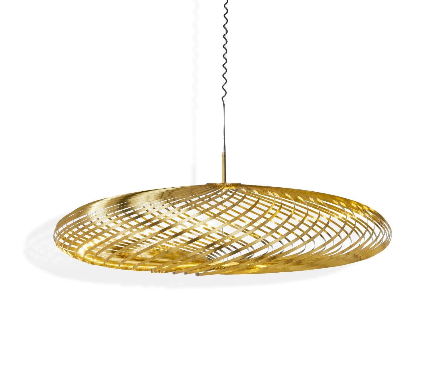 Подвесной светильник Tom Dixon Spring Large Pendant Brass — фото 4