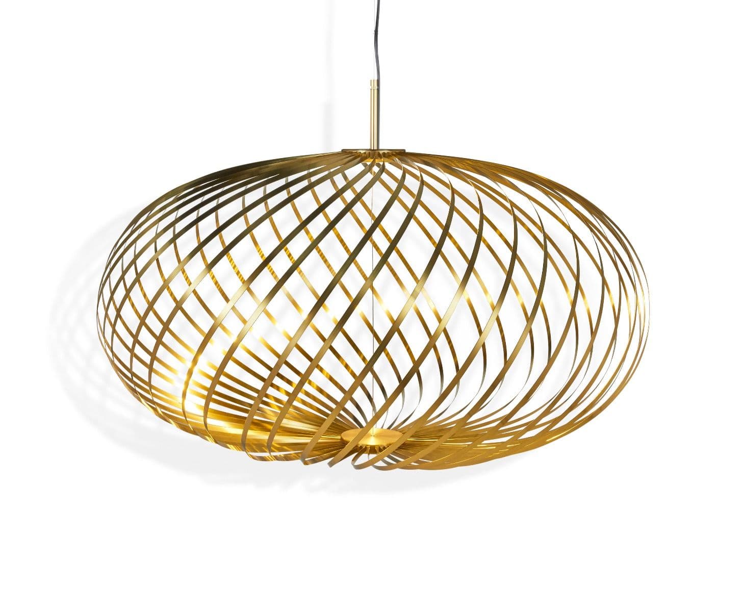 Подвесной светильник Tom Dixon Spring Large Pendant Brass — фото 7