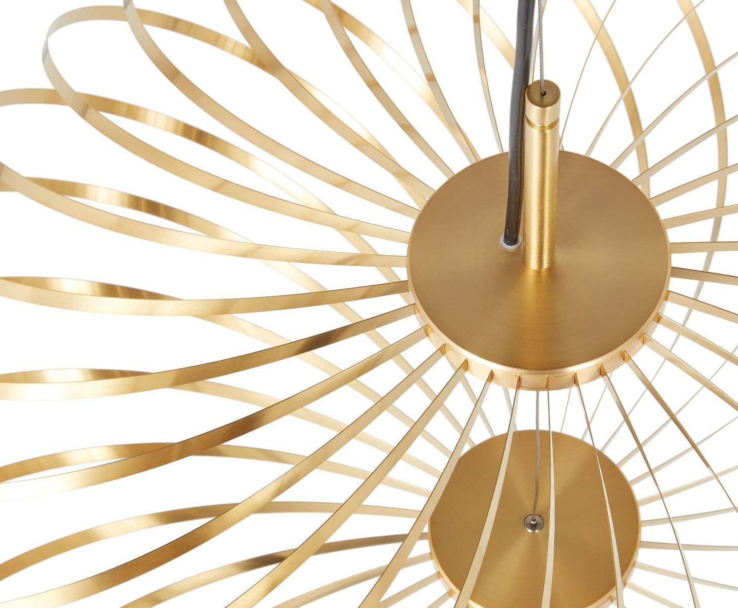 Подвесной светильник Tom Dixon Spring Large Pendant Brass — фото 11