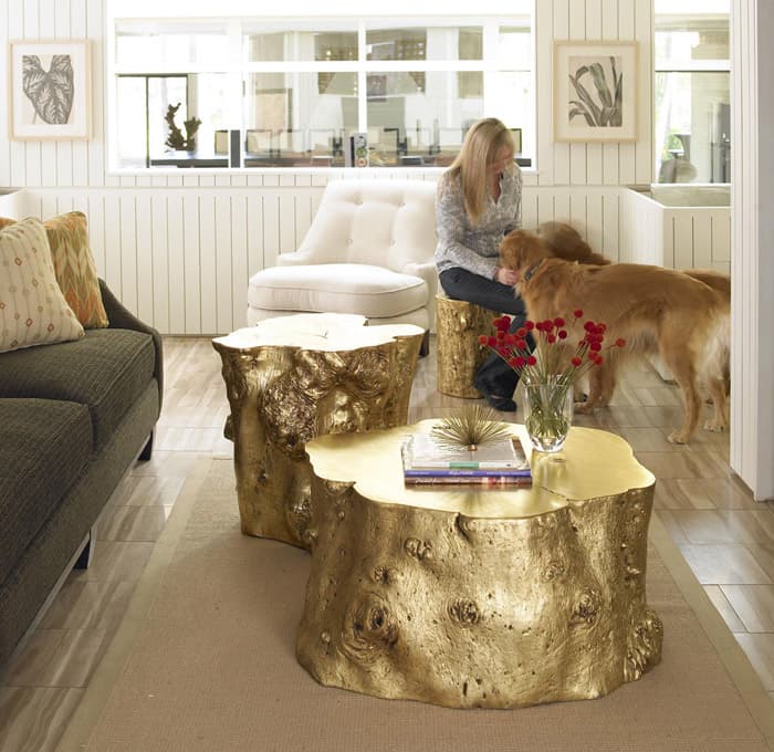 Приставной столик Phillips Collection Log Side Table — фото 7