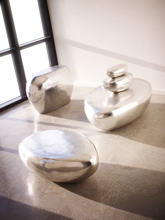 Журнальный стол Phillips Collection River Stone Coffee Table — фото 8