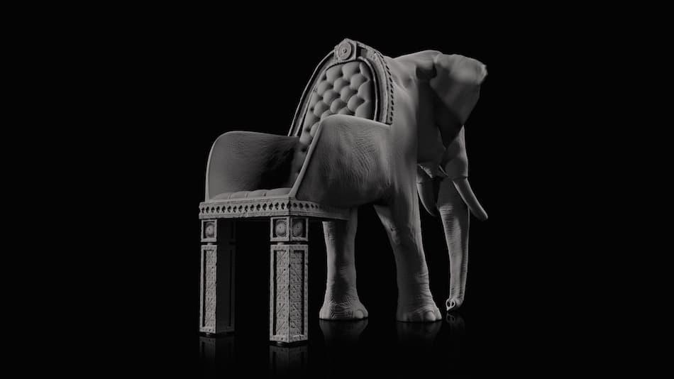 Стул Máximo Riera The Elephant Chair — фото 2