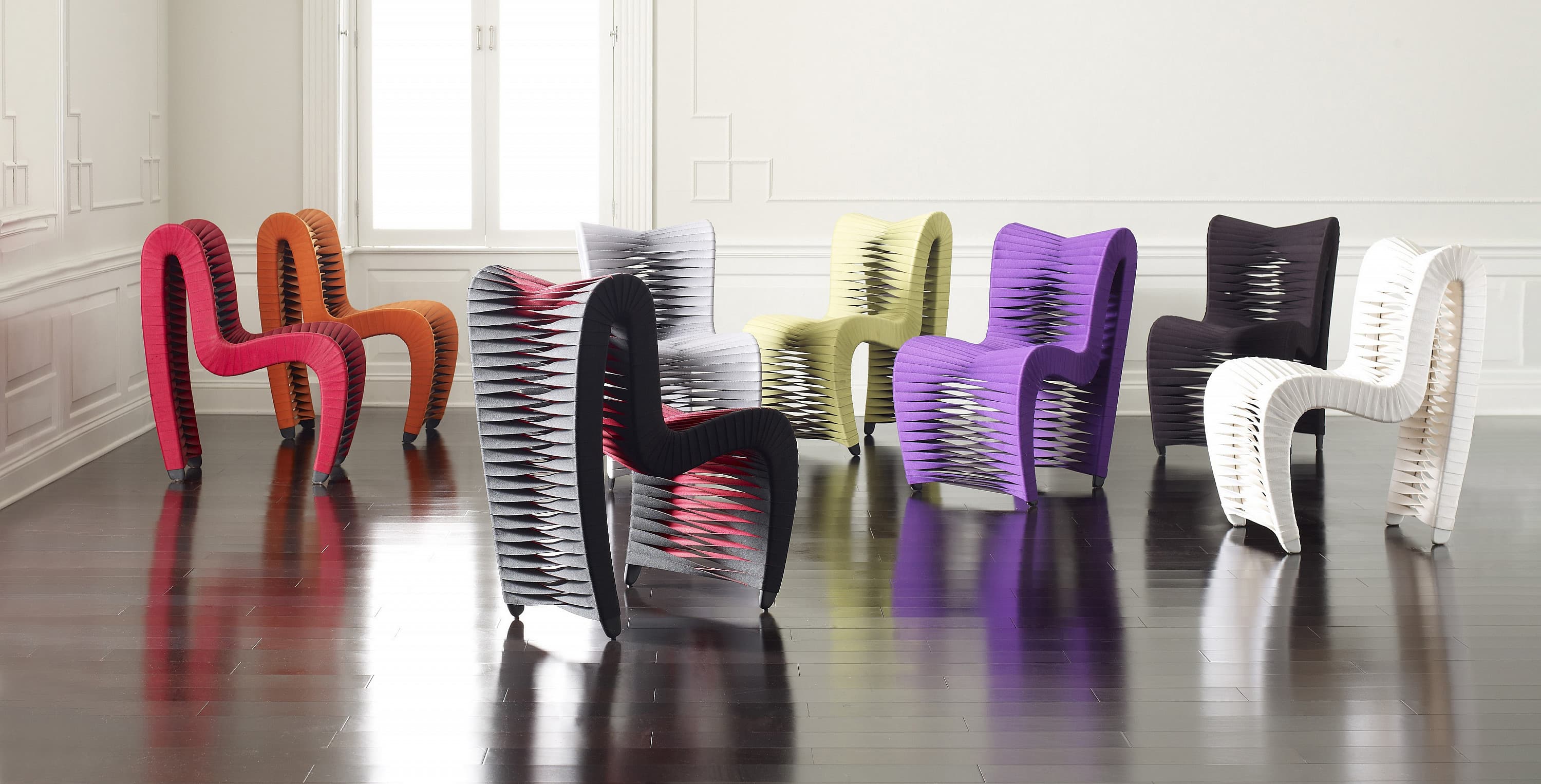 Стул Phillips Collection Seat Belt Dining Chair — фото 2