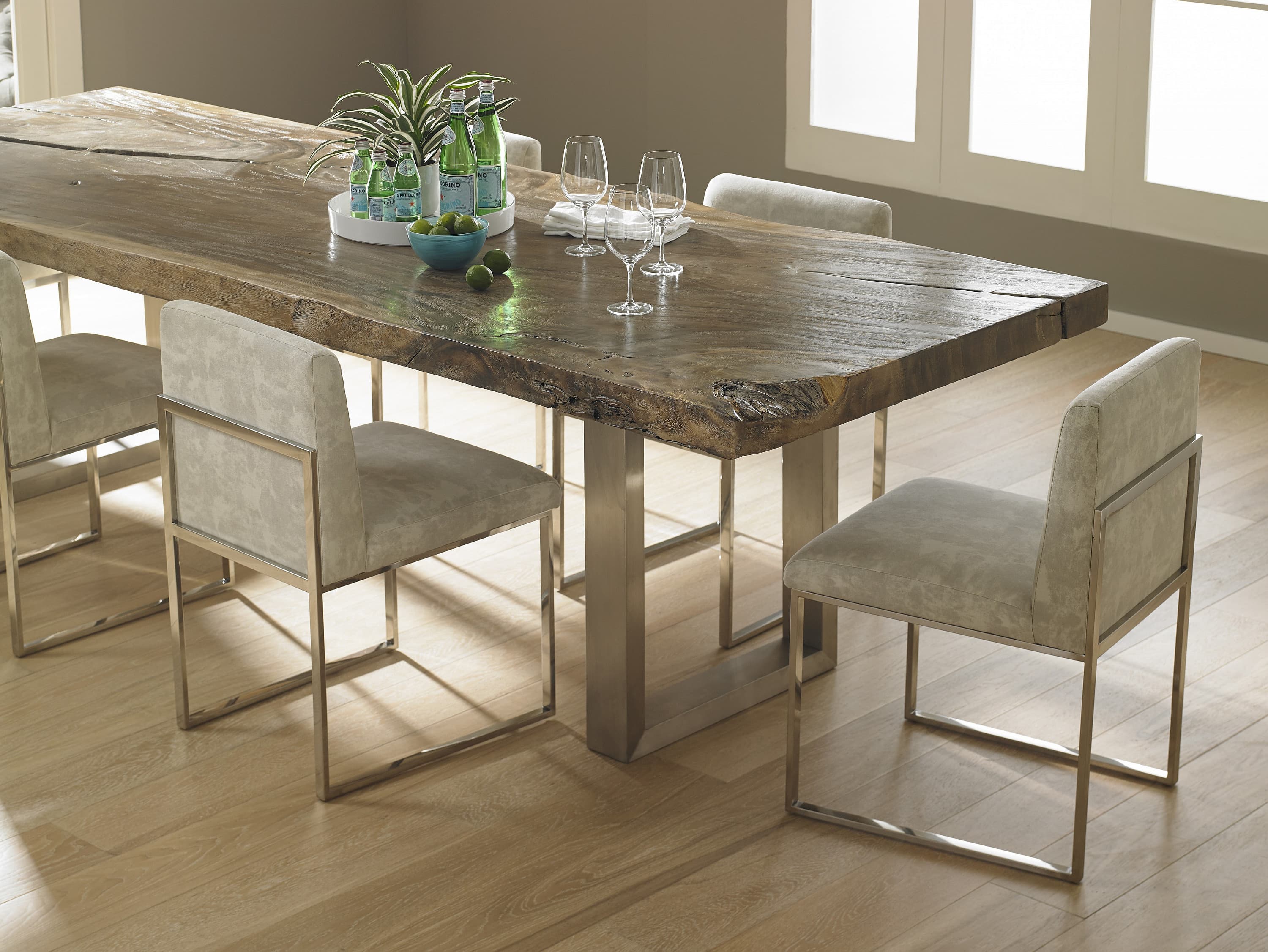 Стул Phillips Collection Frozen Dining Chair, Khaki Grey — фото 5