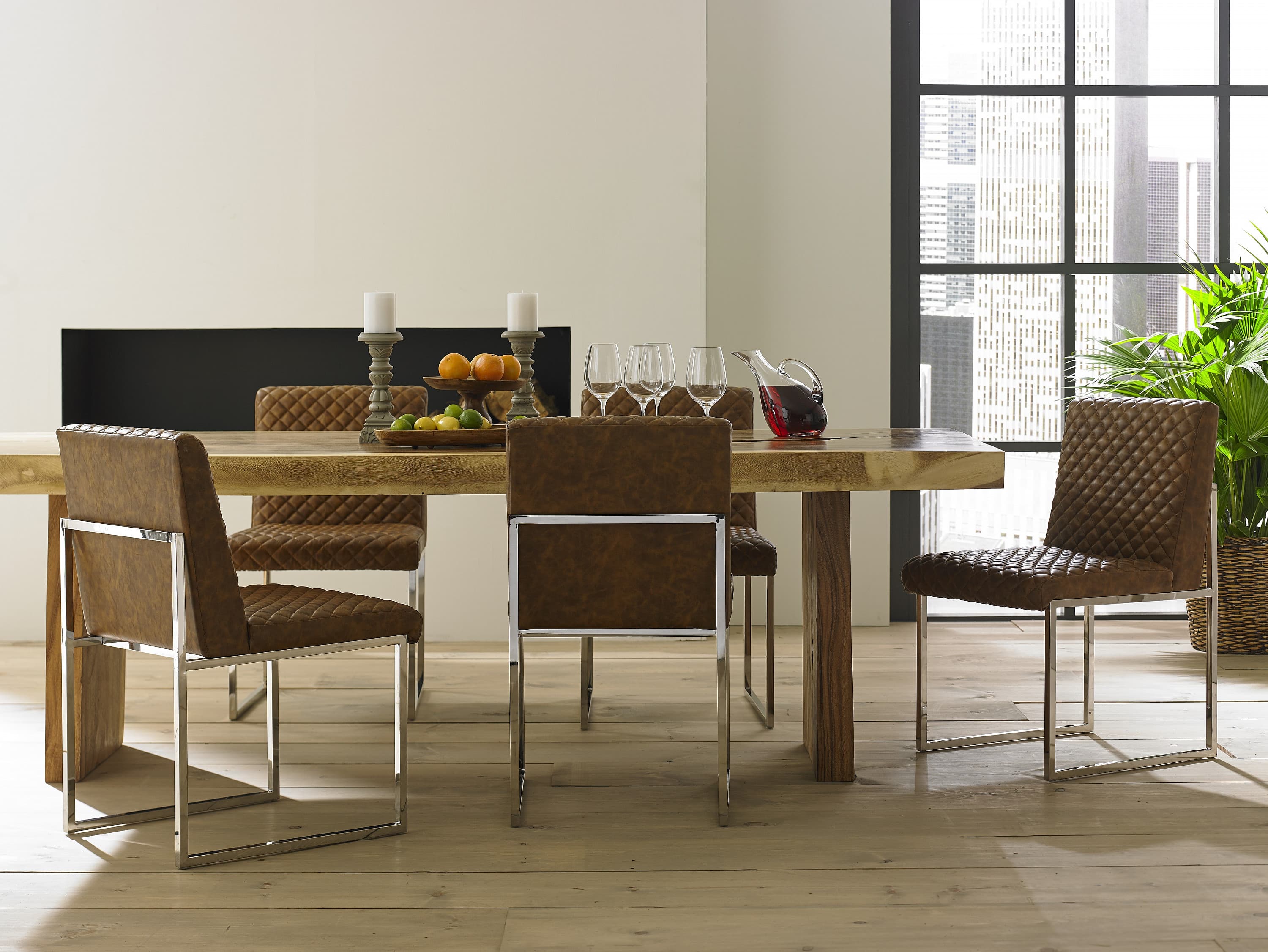 Стул Phillips Collection Lancaster Dining Chair, Quilted Cognac — фото 8