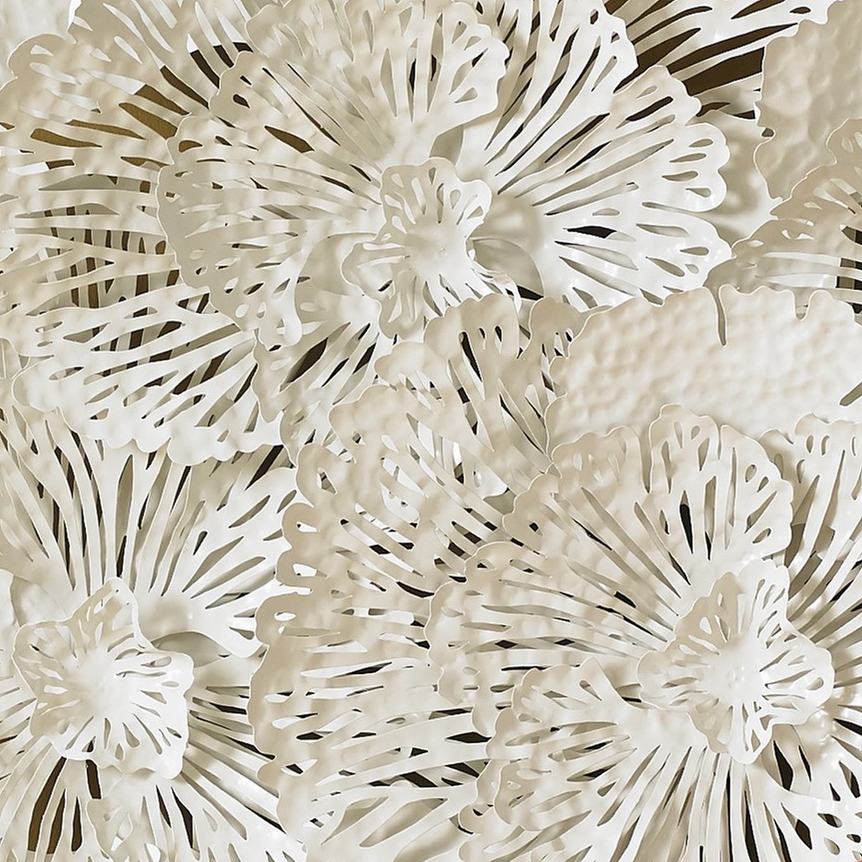 Декоративный настенный элемент Phillips Collection Flower Wall Art White, Small — фото 5