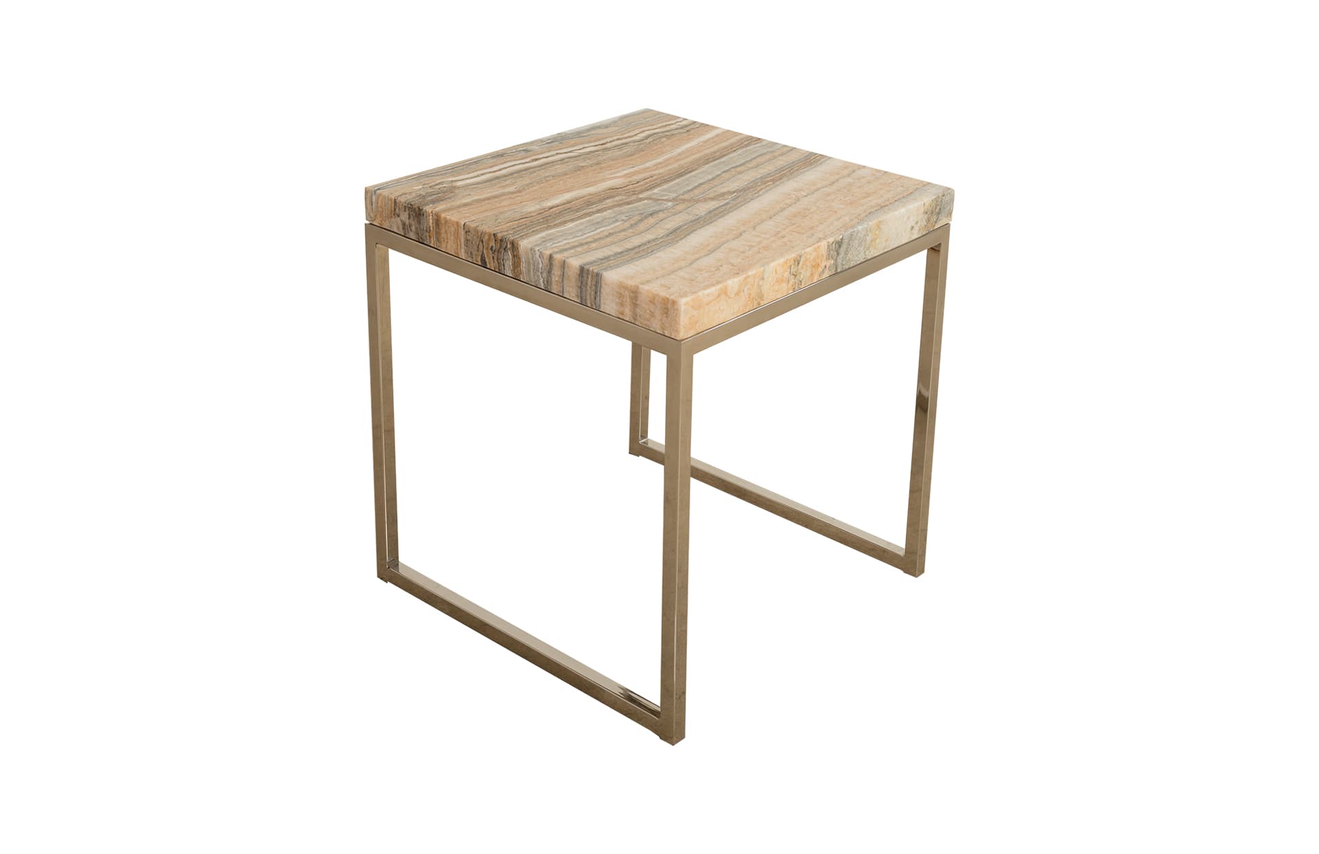 Приставной столик Phillips Collection Onyx Accent Table, SS Base — фото 4